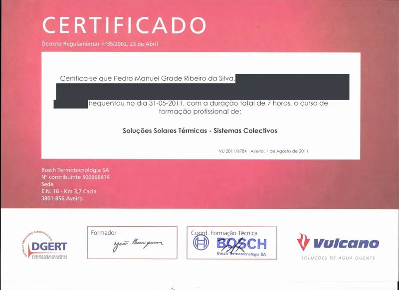 Soluções Solares Térmicas - Sistemas Colectivos, Bosch Termotecnologia (Vulcano)